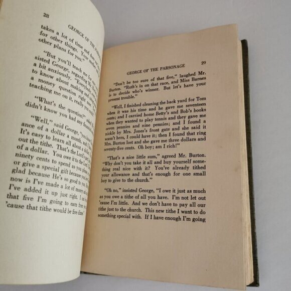 1943 George of the Parsonage Vintage Book Kids Adventure Story Cover Art Library - Picture 7 of 9